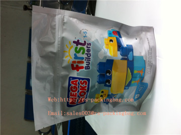 laminate stand up custom zipper printed packing bag