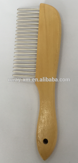 New sparse-toothed wooden dog comb