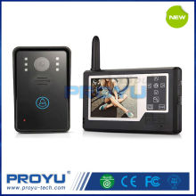 3.5 inch 2.4GHz digital wireless video intercom door phone with 200 meters transmission distance in open area PY-3501A