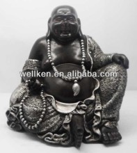 polystone laughing buddha sculpture