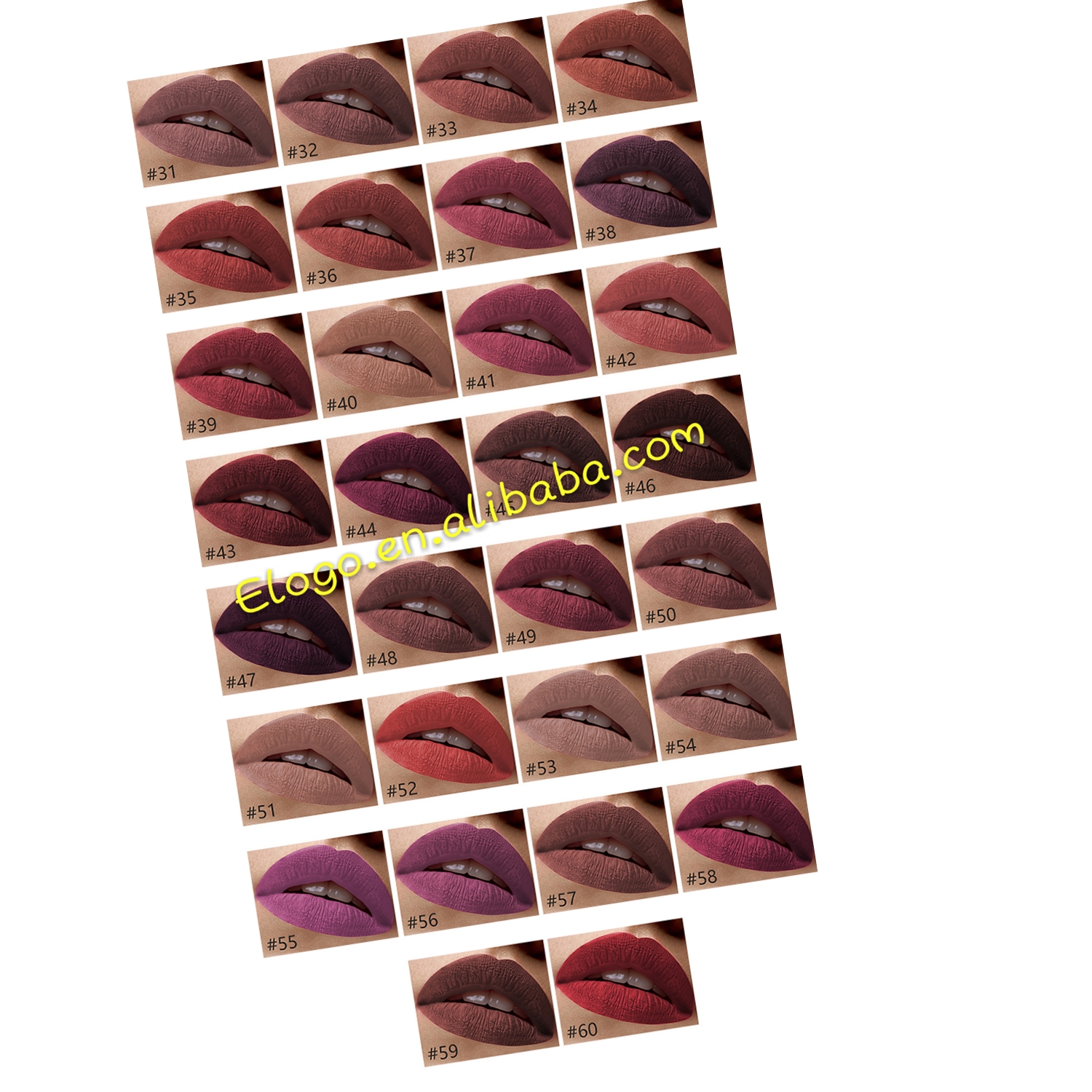 Hot selling New Customize matte liquid lipstick with round tubes for private label