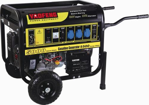 6000 Watts điện cầm tay máy phát điện xăng với EPA, Carb, CE, Soncap giấy chứng nhận (YFGF7500E2)