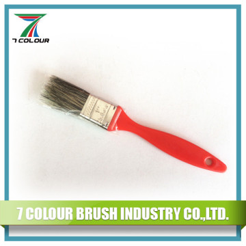 Plastic Handle Gray Hog Bristle Paint Brush Size