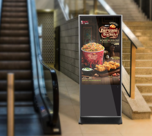 55 inch IR touch digital signage