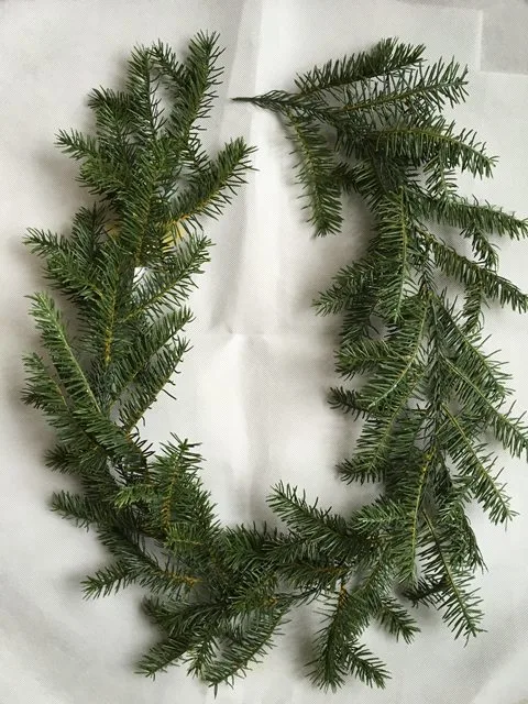 Nordmann Fir Garland Artificial Plant for Christmas Decoration with SGS Certificate (50166)