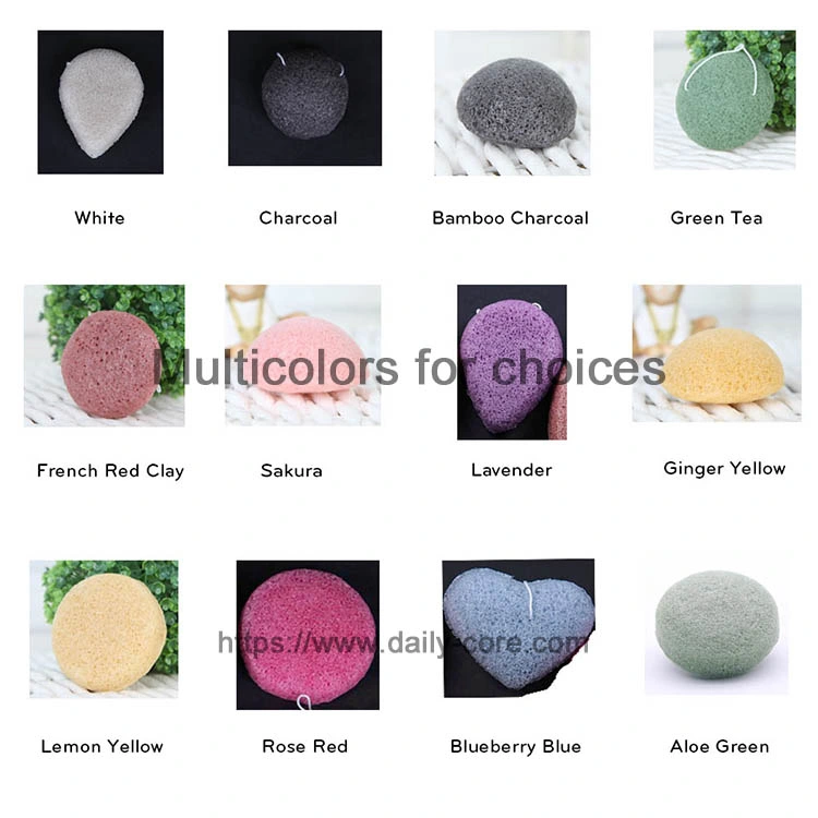 Green Tea Konjac Sponge for Face Exfoliating