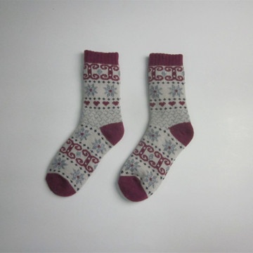 Hochwertiger Jacquard Winter Dicke Socken