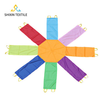 Rainbow Umbrella and Sensory Play: Educational Outdoor Toys for Kids' Entertainment and Exercise