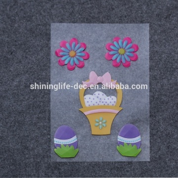 Easter decoration flower stickers