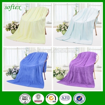 Warm colour microfiber bath towel