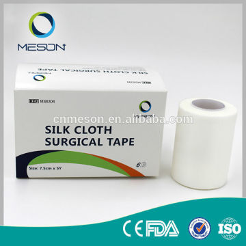 Silk cloth surgical tape