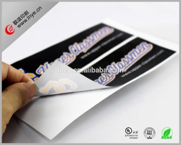 High quality vinyl adhesive sticker custom vinyl stickers