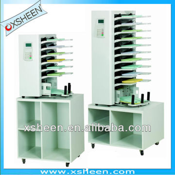 paper collator machine, digital paper collating machine, sheet collator