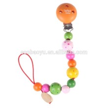 Customized Baby Pacifier Clips/Wooden Pacifier Chains/Baby Pacifier Chains Wholesale