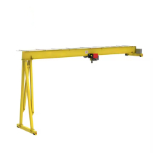 Rail Mounted Mobile Semi Gantry Crane for workshop