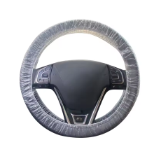 Factory Price Car Accessories: Transparent PVC & Plush Steering Wheel Covers