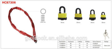 Guard Security Chain Lock,Pad Lock,Motorcycle Lock HC87306