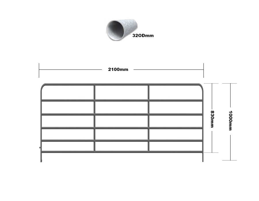 Used Metal Horse Panels Pipe Fencing for Horses