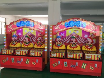The Happy Clowns 3players Ticket Redemption Game Machine