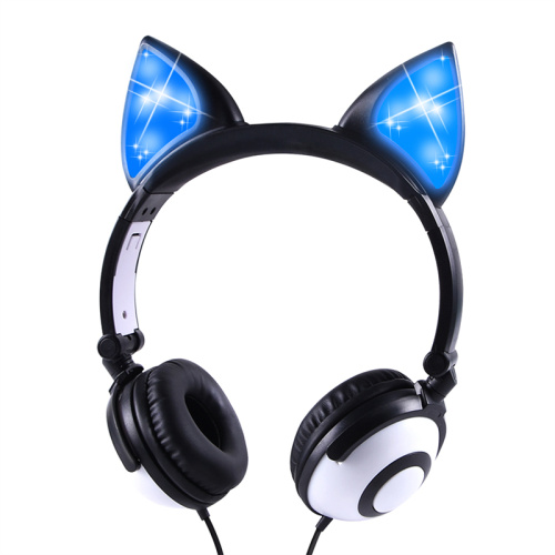 Safe Wired LED Kids Headsets 85dB Volume Limited