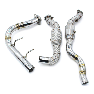 304 Stainless Steel Exhaust Pipes for Ford F150 SVT Raptor 3.5TT 2015-2019 - Racing Car Exhaust System