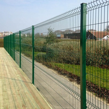 pvc coated welded electric galvanized wire mesh fence