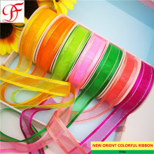 Woven Satin Edge Organza Ribbon Manufacturer Double/Single Face Satin Ribbon Grosgrain Taffeta Gingham Hemp Metallic Ribbon Gift Ribbon