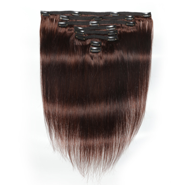 Factory Directly Wholesale Afro Kinky Curly Clip In Human Hair Brazilian Afro Clip ins 7pcs 8pcs Per Set