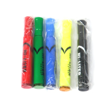 Creative new 130mm color pen shape smoking pipe metal tobacco pipe plastic pen pipe smoking