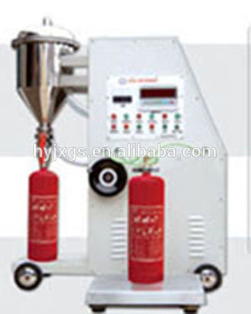 Automatic fire extinguisher powder filling machine / fire extinguisher filling machine