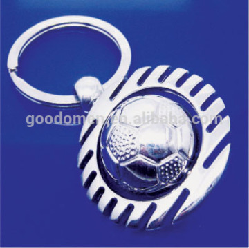 good omen Professional football shape promotion keychain keyring