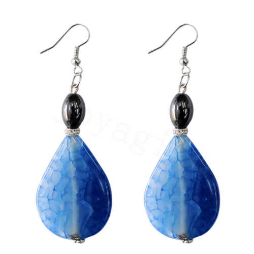 Natural Gemstone Agate Earring