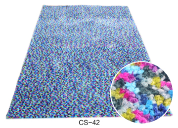 Polyester Rugs with space dyed yarn