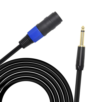 Speakon to Mono Speaker Cable 6.35mm