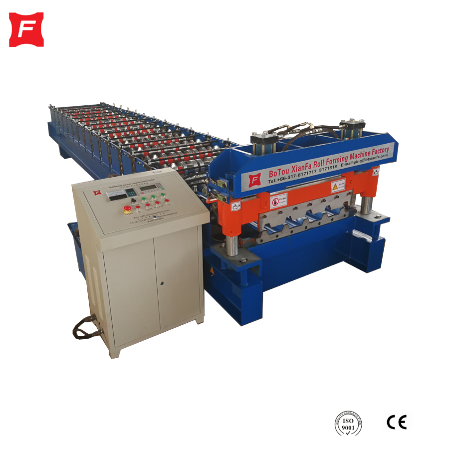 Trapezoidal Roof Panel Roll Forming Machine