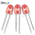 LED oval super cerah 5mm LED merah oval berbentuk oval