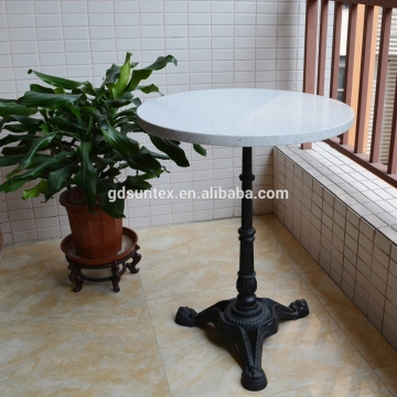 Modern outdoor stone table / quartz stone table top