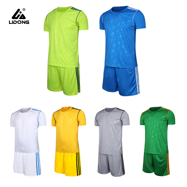 Voetbalteam Jersey Quick Dry Men voetbaluniform