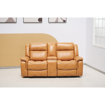 Brown Reclining Sectional Sofa Set