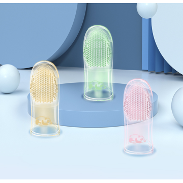 Bán buôn Silicone Finger Baby Bàn chải đánh răng lông silicone