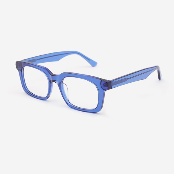 Rectangular and angular Acetate Men's Optical Frames 22A3011