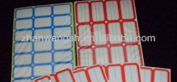 Printed Blank Adheisve price labels