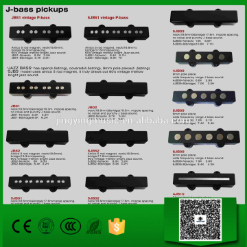 J Bass guitar pickups