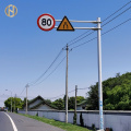 Traffic Pole And Galvanized Steel Traffic Sign Poles