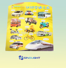 Children Learning Book Cardboard Book Printing UV Vanish Lamination Saddle Stitch Study Book For Kids