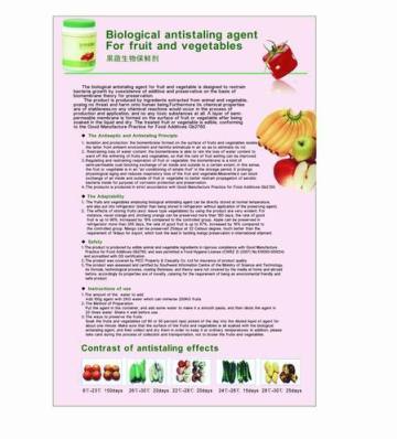 Biological Antistaling Agent for Fruit and Vegetable