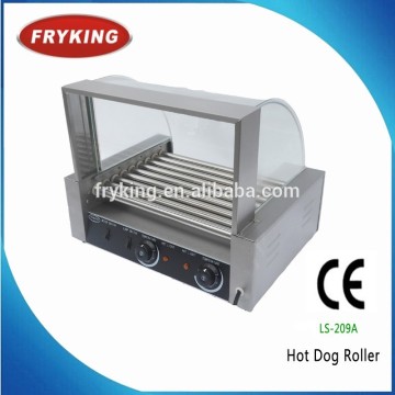 Electric 9 rollers hot dog rolller / hot dog grill machine