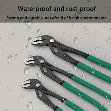 Green adjustable water pump pliers