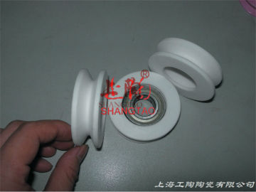 Alumina Ceramic Guide Wheel With Bearing