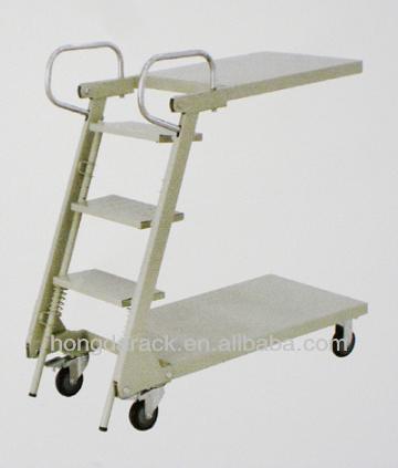 Good Quality Warehouse Ladder Cart,Factory Direct!